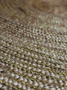 TAPIS JUTE FIL DORÉ