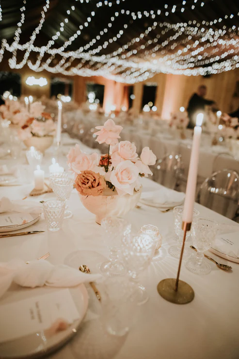 Bougeoir doré moderne