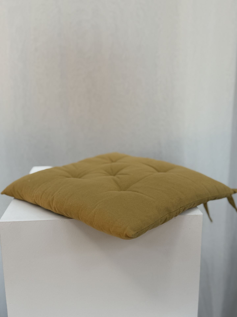 Galette moutarde pour chaise