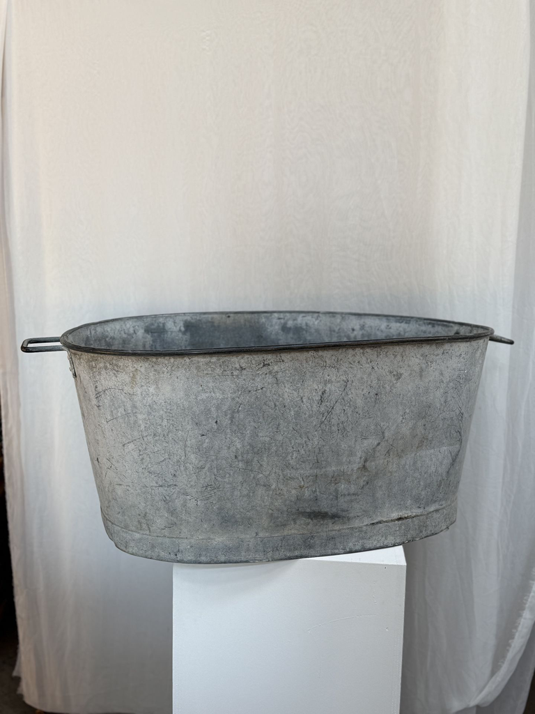 Bassine en zinc grand modèle