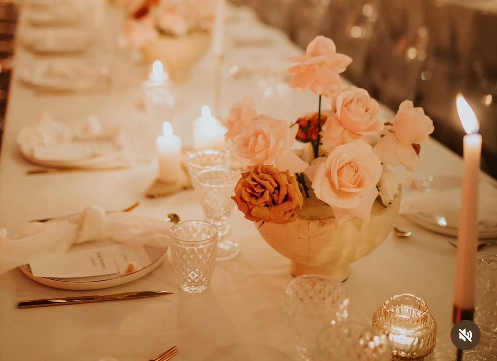 Coupelle décorative fleurs