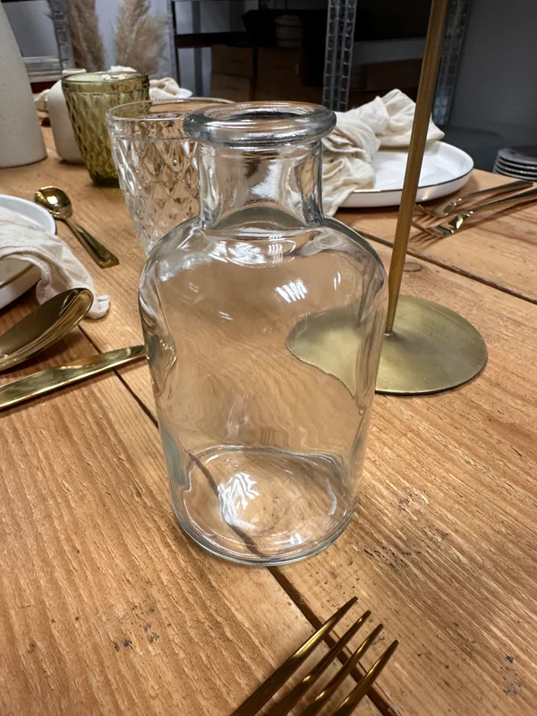 Vase transparent petit modèle