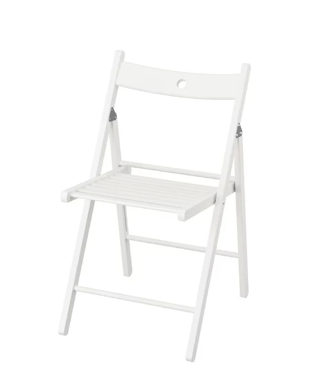 Chaise blanche pliante