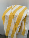 Serviette rayée jaune
