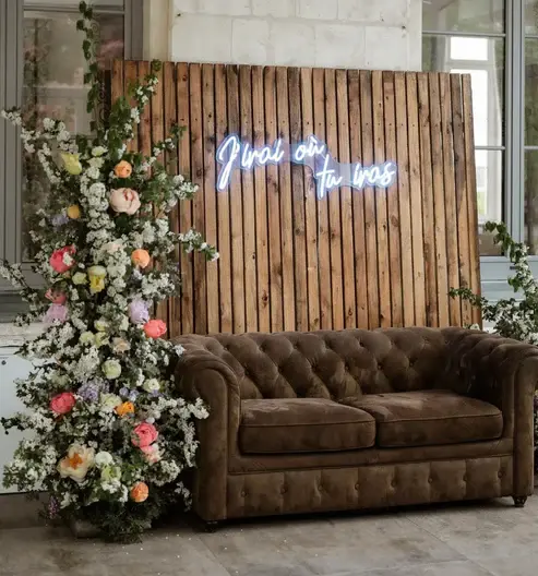 Néon "J'irais où tu iras"