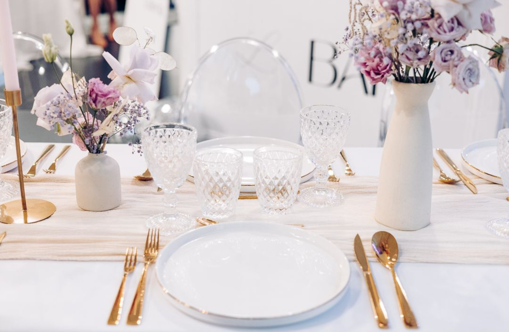 Set de couverts dorés