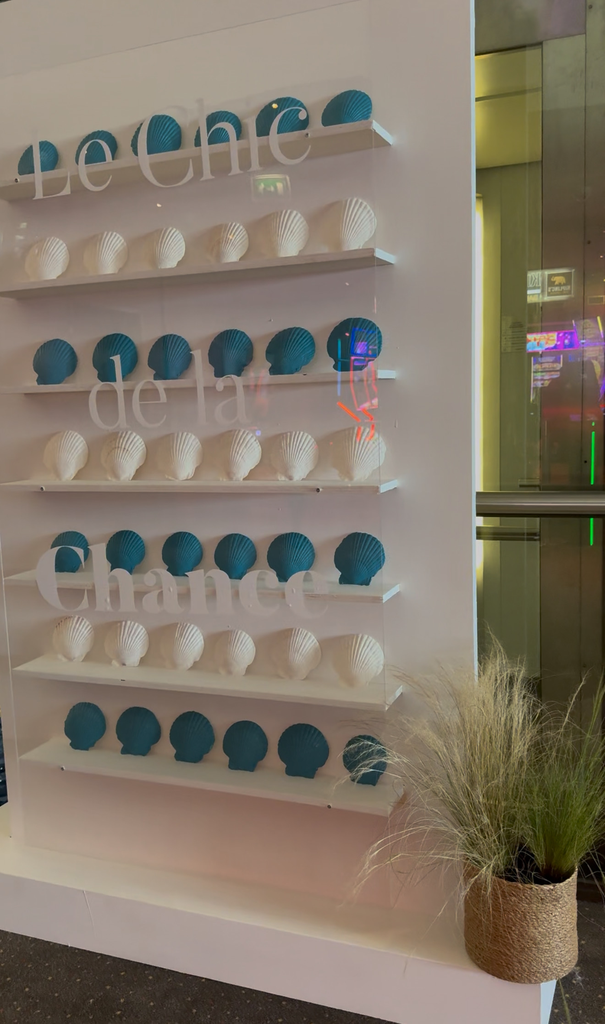 Panneau à étagère plexi